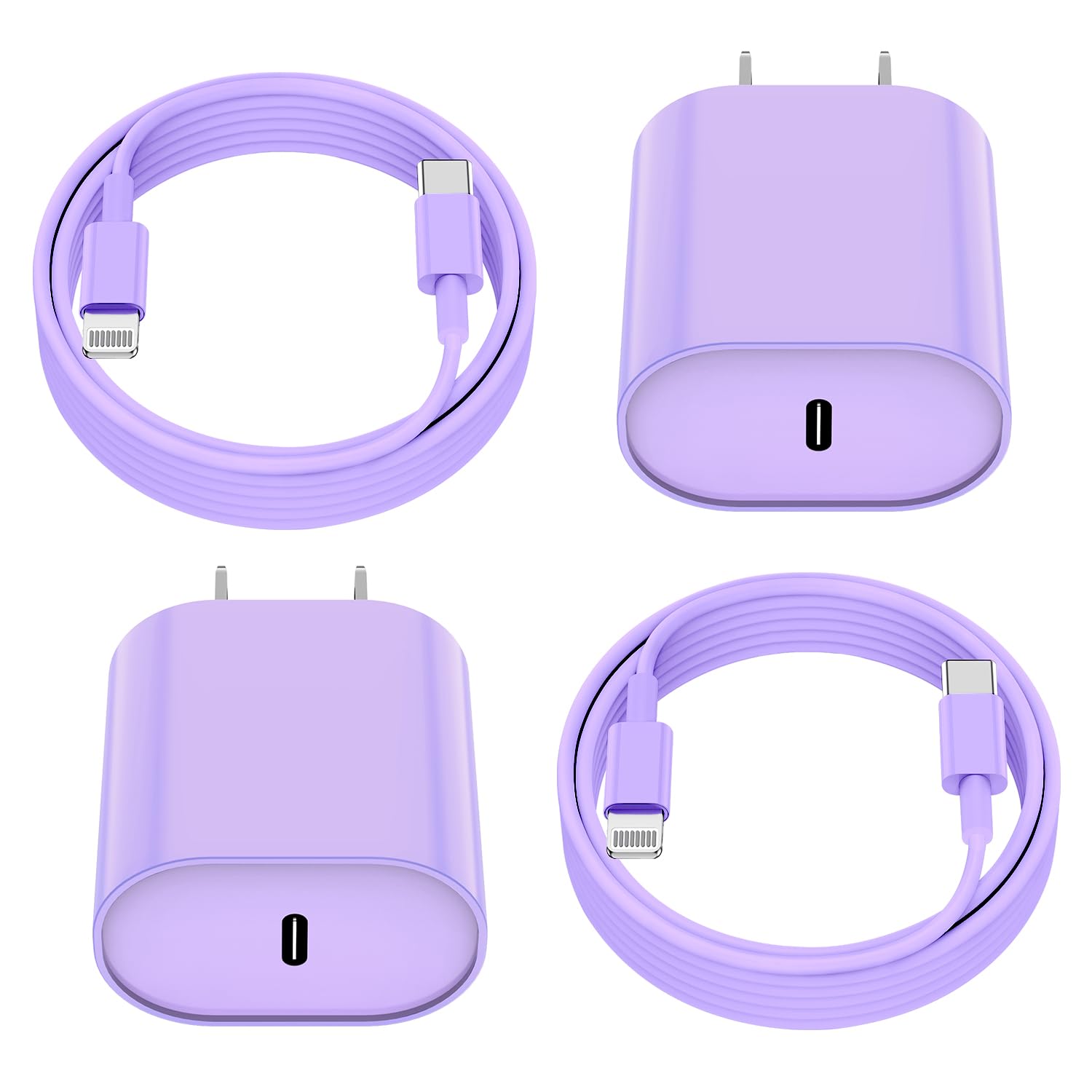 Essri i Phone Charger Fast Charging 10 FT, 3-Pack 20W PD USB C Charger Block with iPhone 14 13 Charging Cable 10 Foot, Compatible with iPhone 14 Pro/13Pro Max/12/11Pro/Mini - White